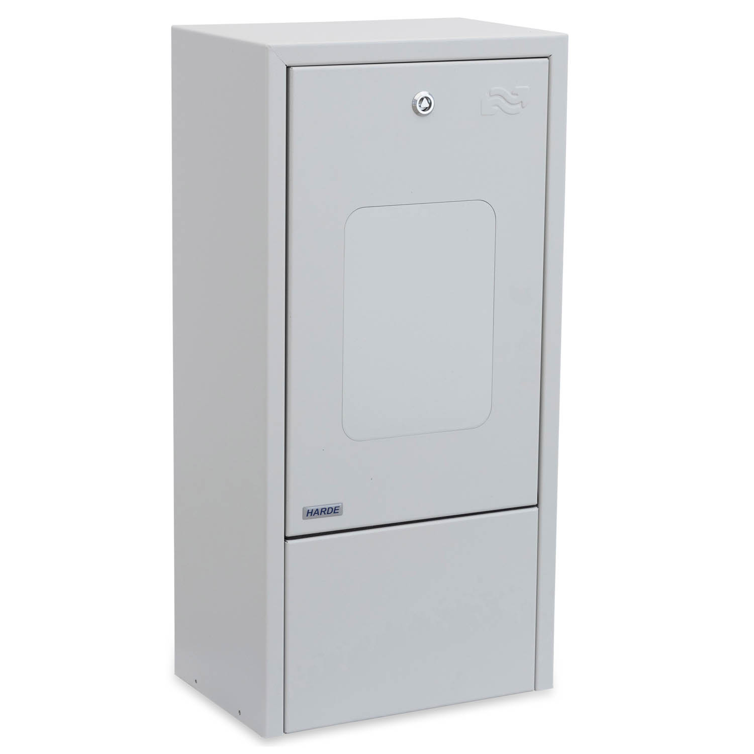 Skab væghængt H775 B380 D250 mm. RAL7035 - Kompositlåge
