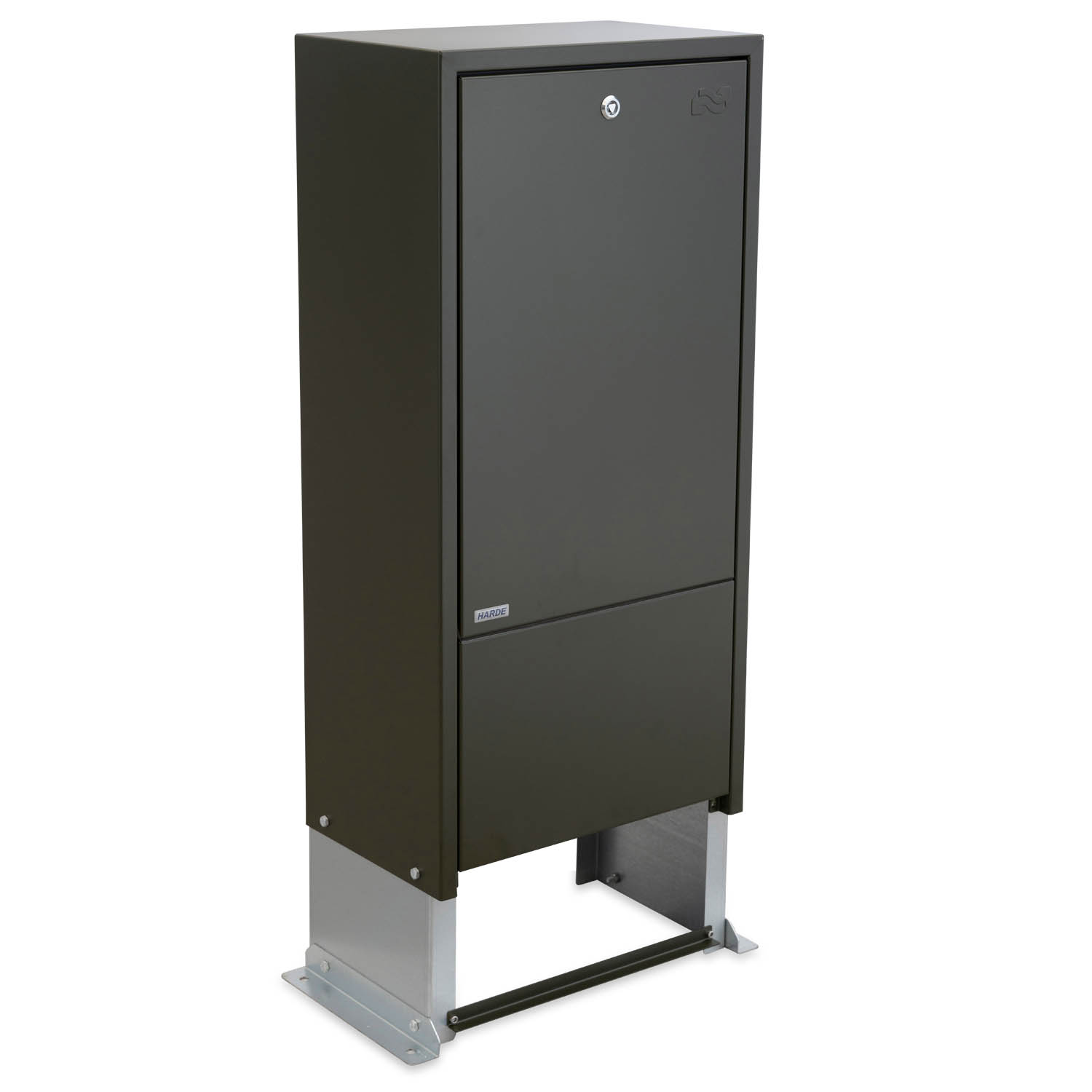 Fritstående skab b580 d350X1000mm. - RAL6006